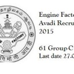 Engine Factory Avadi (EFA) Recruitment 2015 Apply Online for Group C Jobs