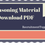 Reasoning Study Material PDF Free Download