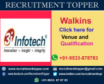 3i Infotech Walkins for Experienced at Chennai