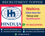 HINDUJA Walkins for Freshers at Bangalore