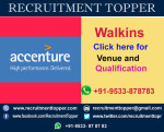 Accenture Walkins For Experienced at Hyderabad