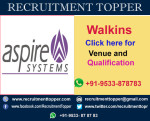 Aspire Systems Walkins for freshers at Chennai
