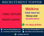 Asriel Ventures Walkins for Freshers at Chennai
