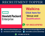 Hewlett Packard Enterprise Walkins for Experienced at Bangalore