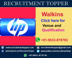 HP Walkins for freshers at Bangalore