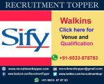 SIFY TECHNOLOGIES Walkins for Experienced at Chennai
