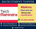 Tech Mahindra walkins for Experienced  at Hyderabad