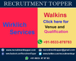 Wirklich Services Walkins for Experienced at Bangalore