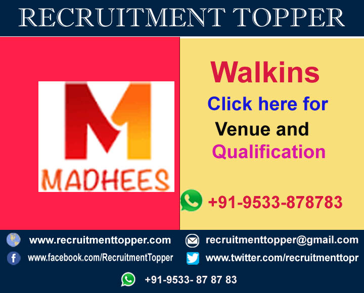Freshers job vacancies hyderabad