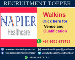 Napier Healthcare Walkins for Experienced at Chennai