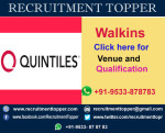 Quintiles Research Walkins for Freshers on at Bangalore