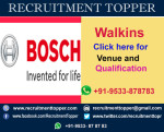 Robert Bosch Engineering and Business Solutions Walkins for Experienced at Bangalore