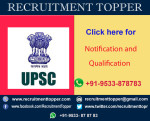 UPSC Recruitment 2016 Apply Online for 208 Various Posts
