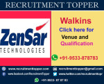 Zensar Technologies Walkins for Freshers at Pune