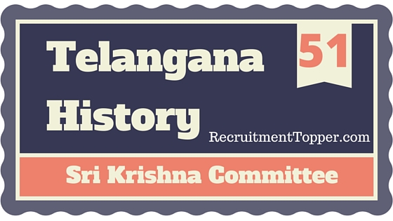 sri krishna committee report on telangana in telugu pdf