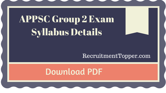 appsc-group-2-exam-syllabus-details