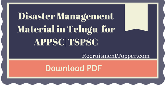 appsc-tspsc-disaster-managementhudood-major-storm