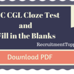 Book for SSC CGL Cloze Test & Fill in the Blanks PDF Download