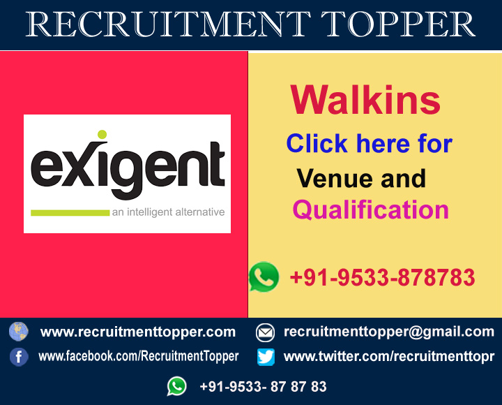 exigent-group-walkins-bangalore