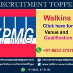 KPMG  Walkins for Freshers at Bangalore