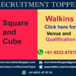 Square & Cube Walkins for Freshers at Bangalore