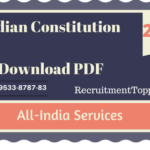 All-India Services | Indian Constitution Download PDF