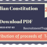 Distribution of proceeds of Taxes | Indian Constitution Download PDF