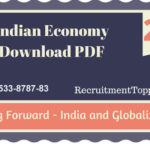 Indian Economy Going Forward – India and Globalization Download PDF