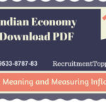 Indian Economy | Meaning and Measuring Inflation Download PDF