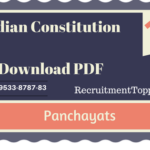 Panchayats | Indian Constitution Download PDF