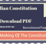 Indian Constitution | The Making Of The Constitution Download PDF