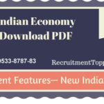 Indian Economy | Salient Features – New India Download PDF
