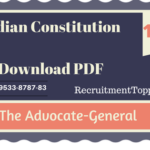 The Advocate-General of State Executive | Indian Constitution Download PDF